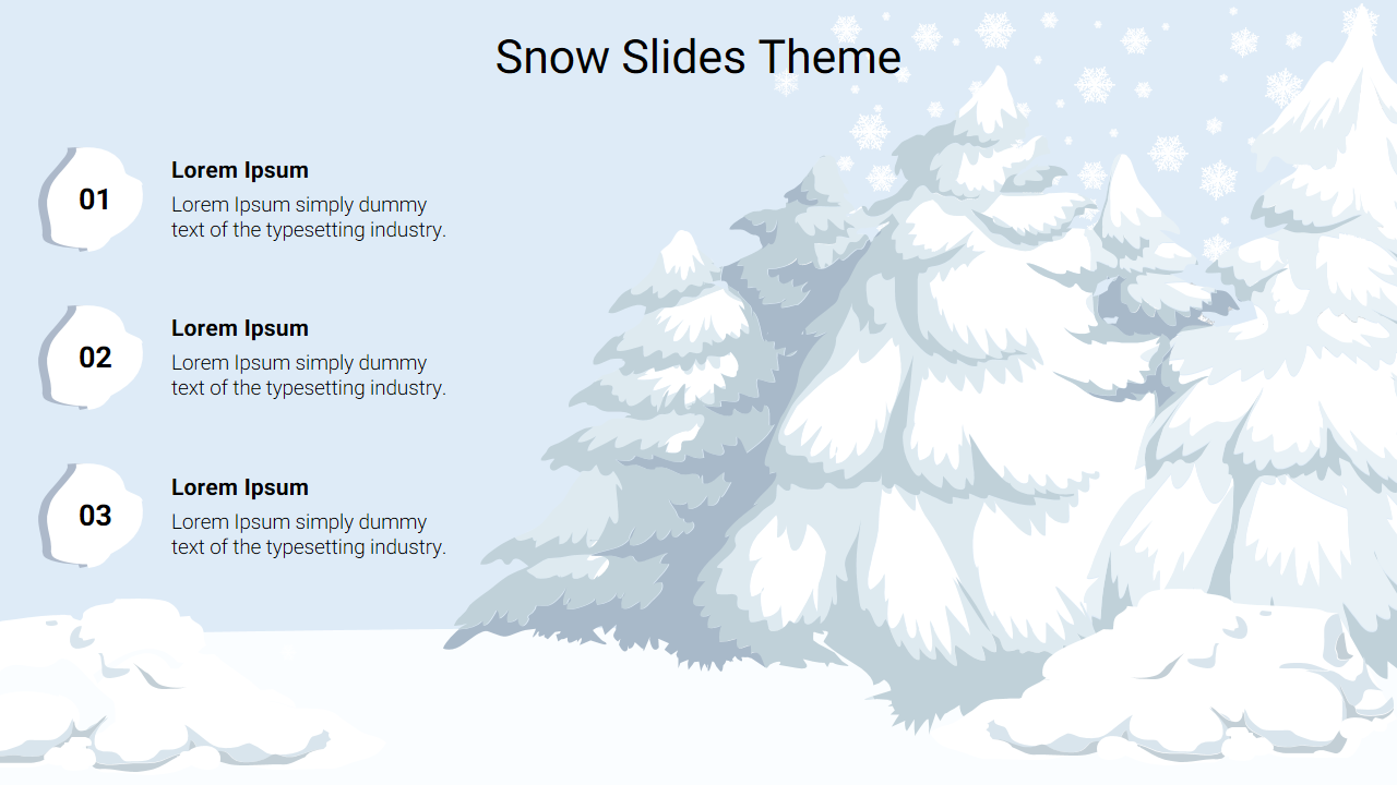 Snow Google Slides Theme
